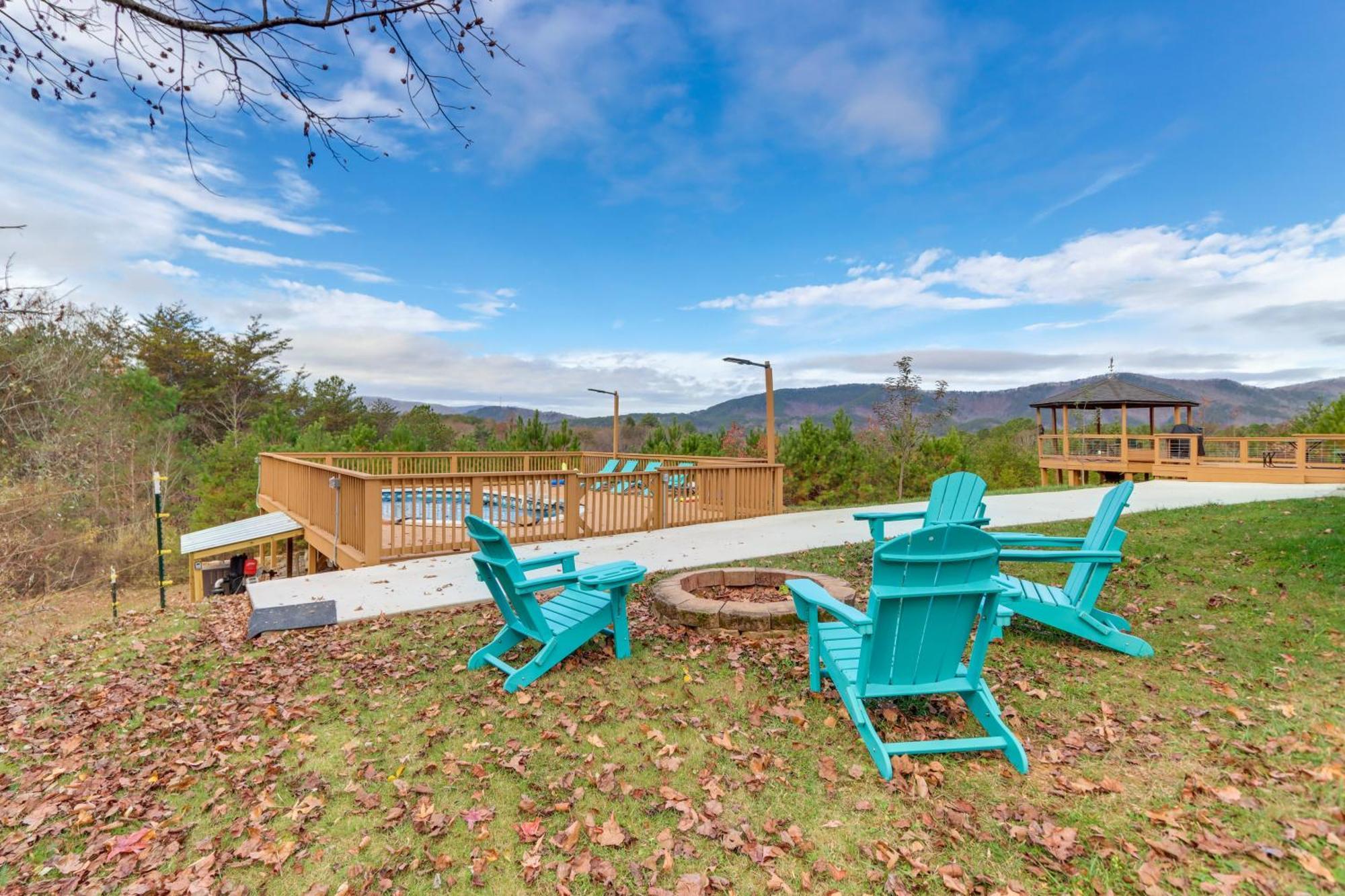 Stunning Copperhill Retreat With Mountain Views! Villa Eksteriør billede